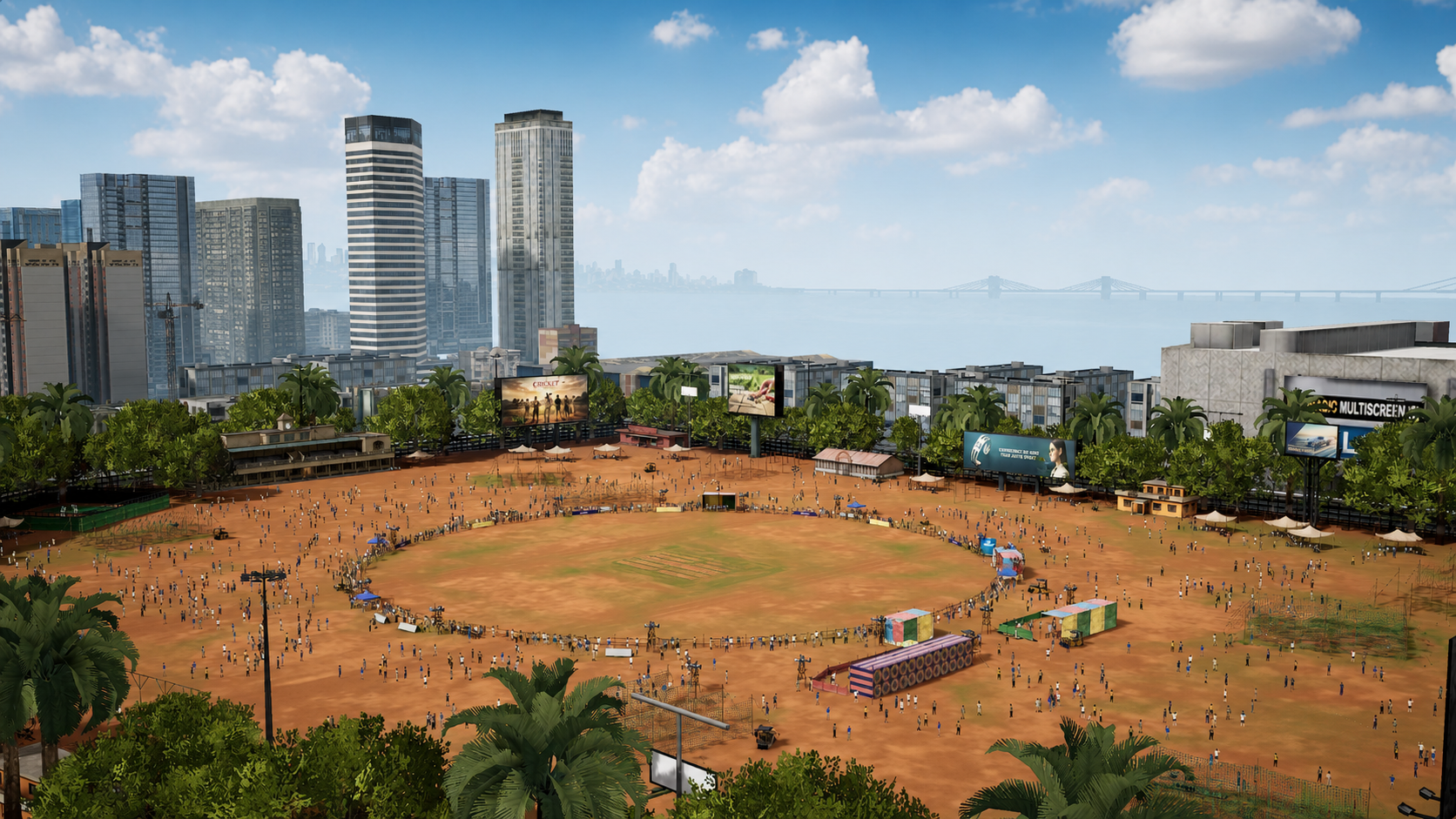 Cricket ground view 1